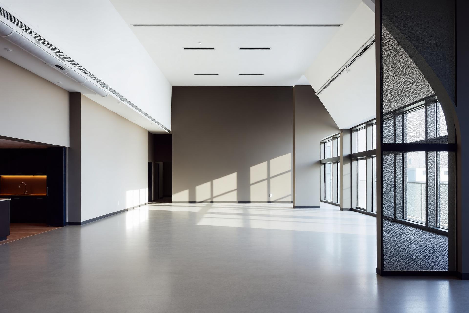 Minimalist commercial interior space
